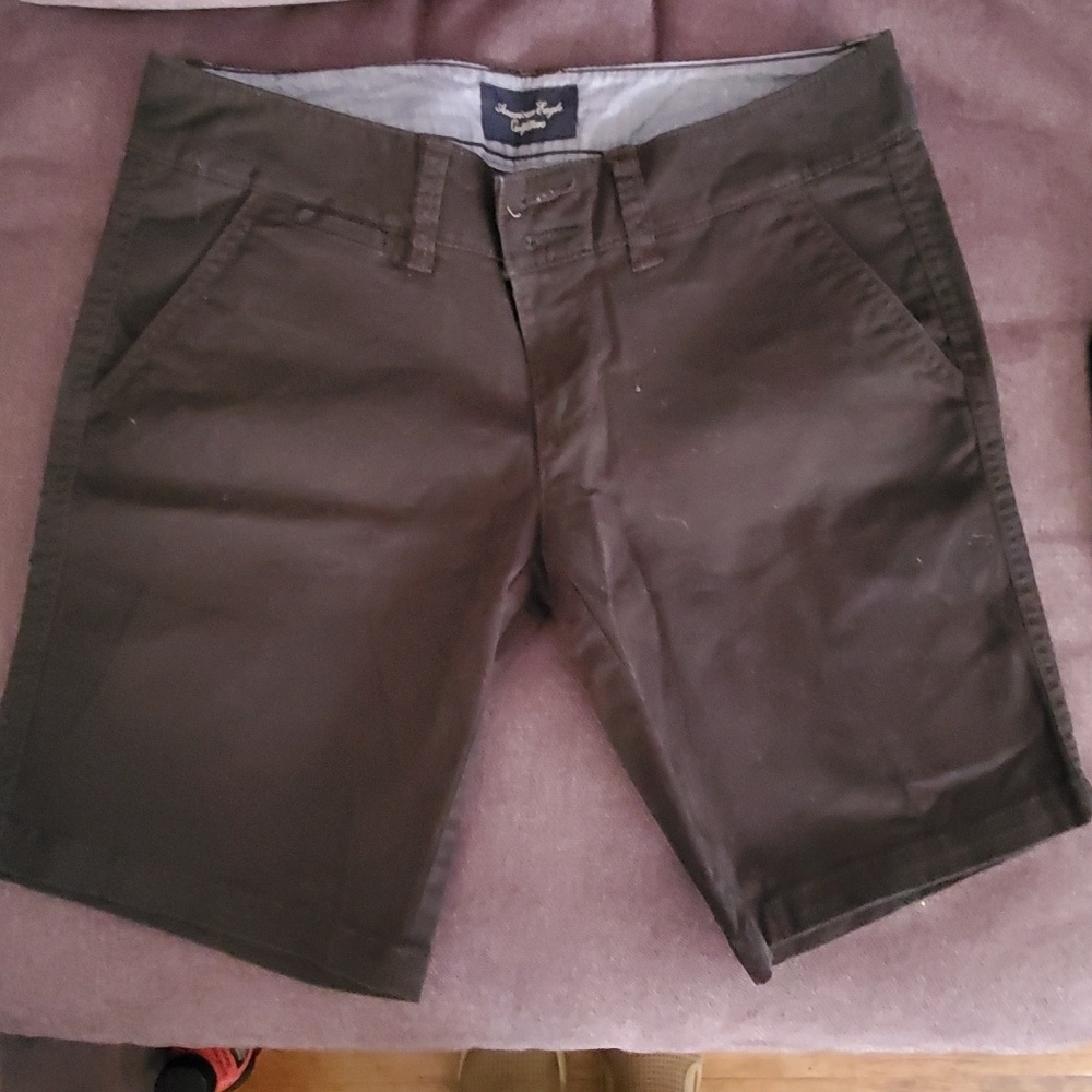 Black Bermuda shorts